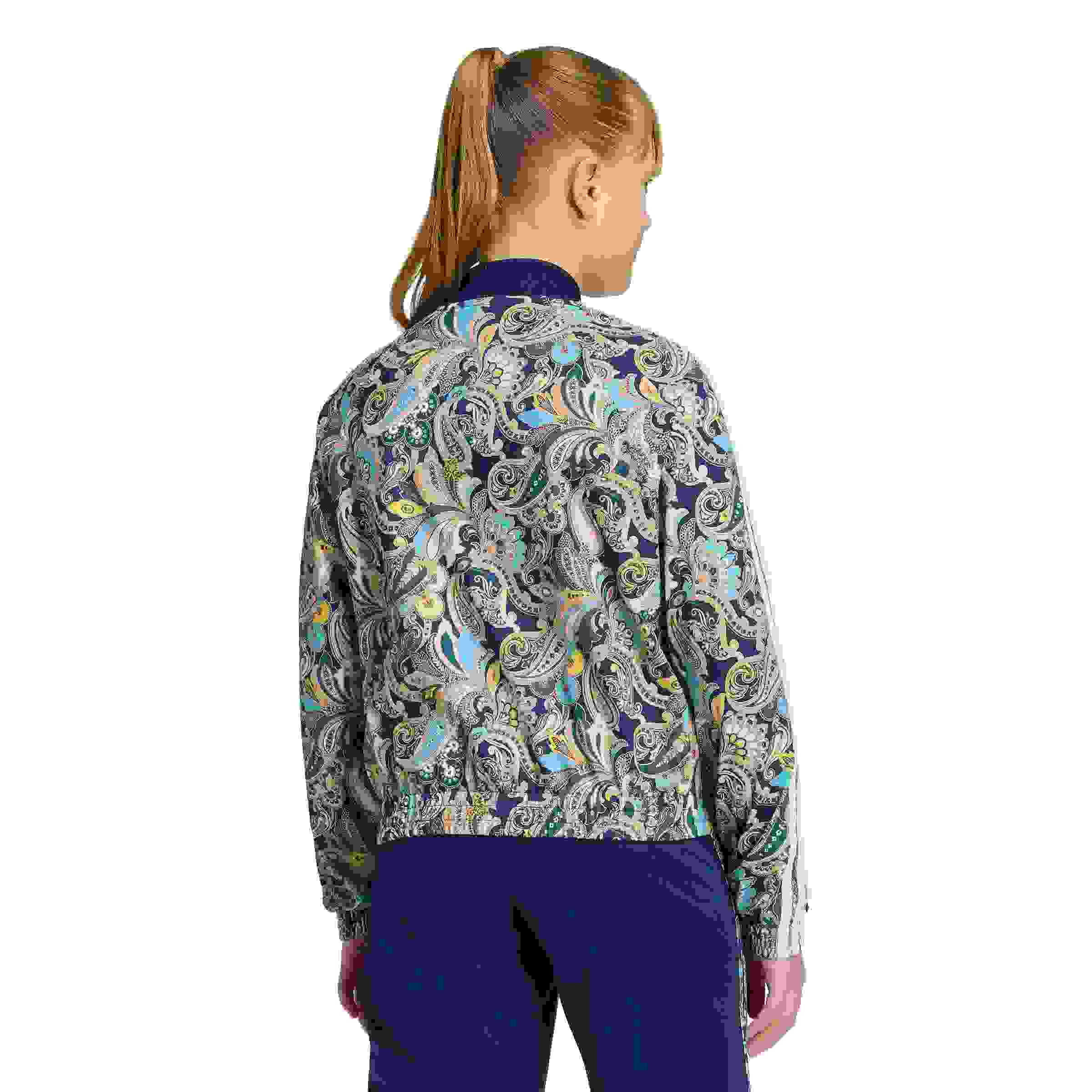 adidas Originals Loose Cropped Paisley Big Girls' Multi-Color Track Top